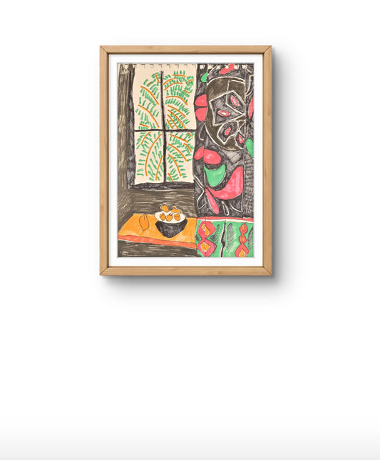 GABRIEL - Intérieur au rideau égyptien, d’après Matisse
