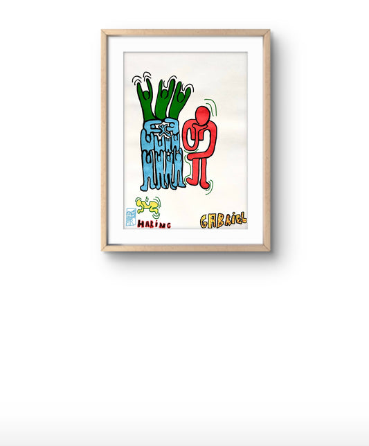 GABRIEL - After Haring, Africa in Color