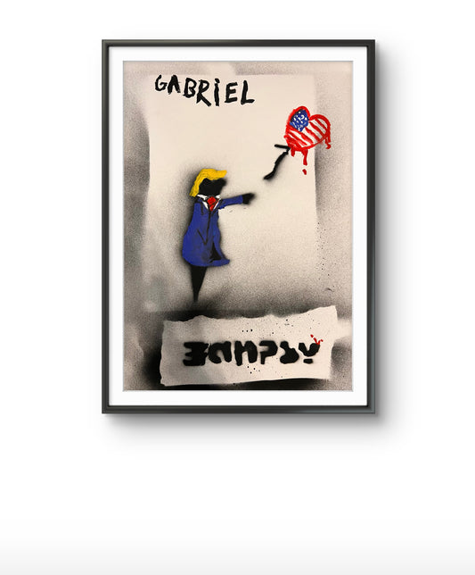 Trump with balloon NY