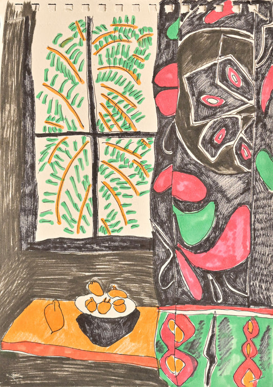 GABRIEL - Intérieur au rideau égyptien, d’après Matisse