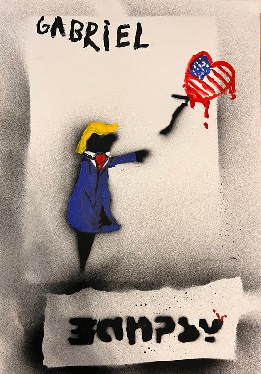 GABRIEL / BANPSY - Trump with Balloon 🎈
