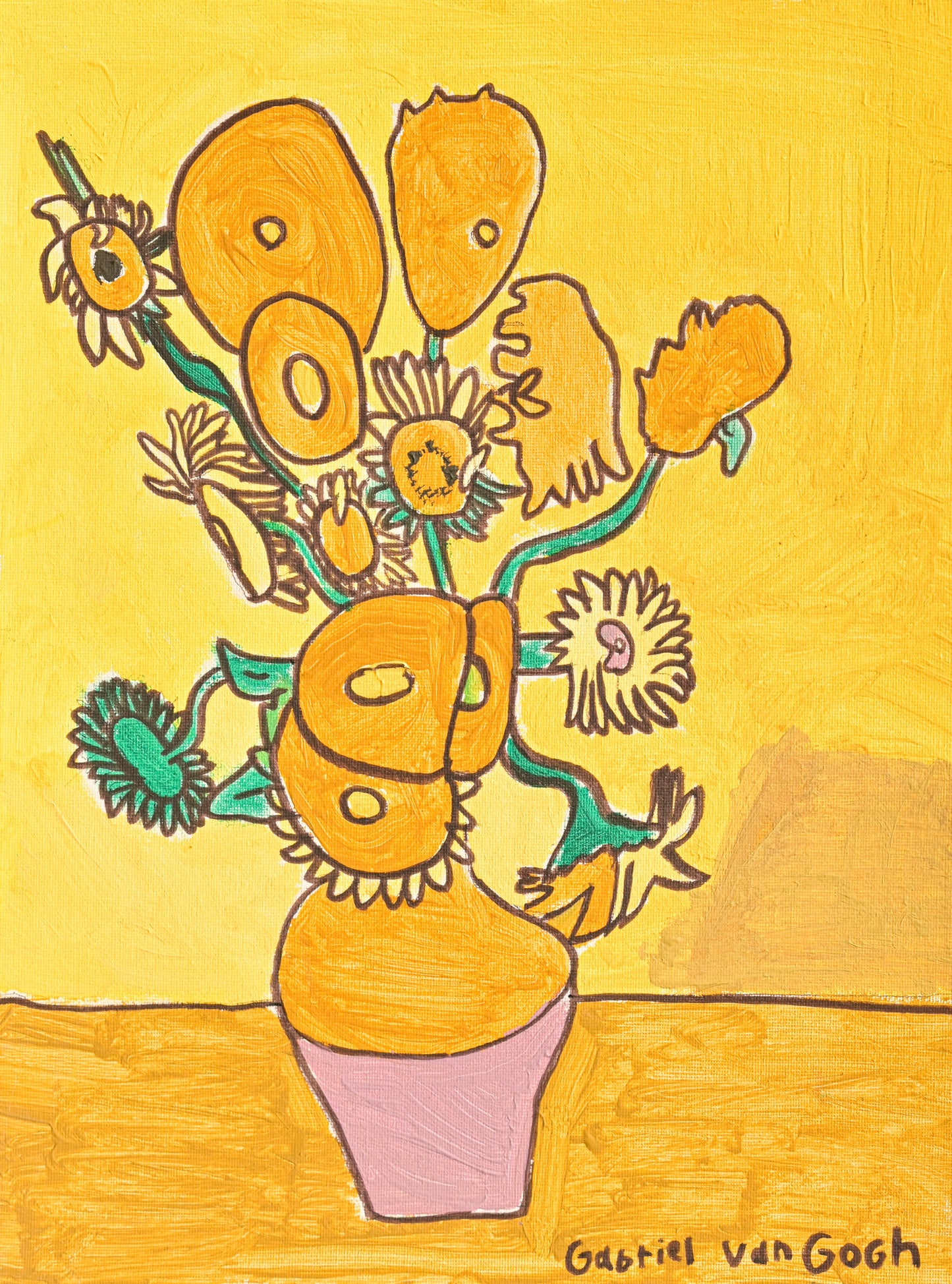 GABRIEL Vangogh sunflowers