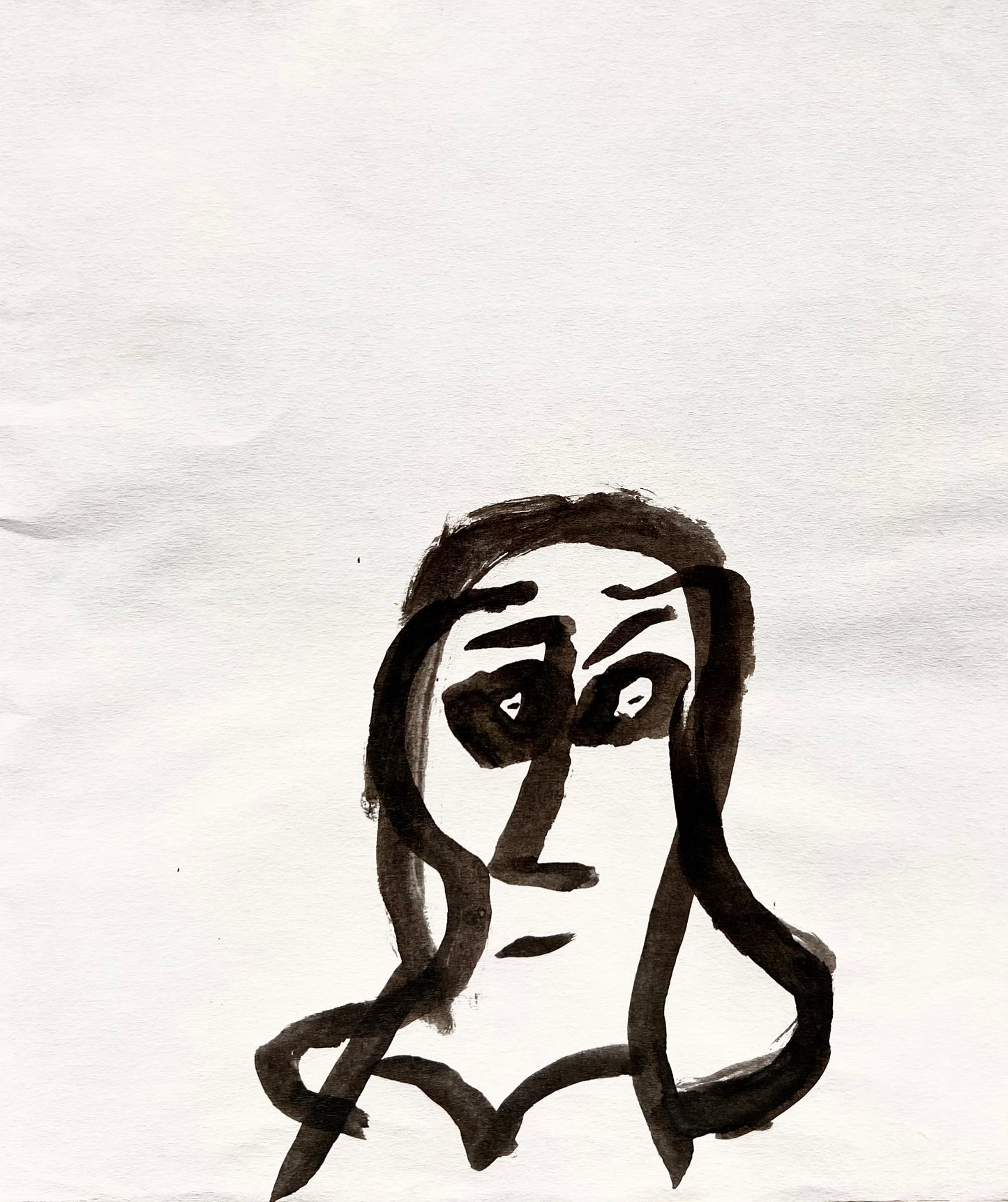 GABRIEL Matisse - Portrait de femme perplexe