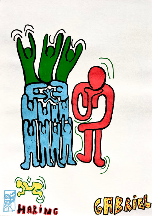 GABRIEL - After Haring, Africa in Color